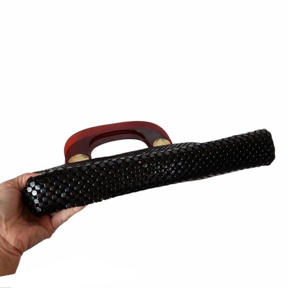 Vintage Black Metal Bag - Picture 5 of 12